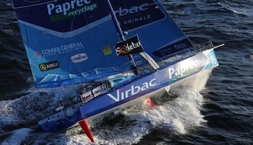 Jean-Pierre Dick tappar kölen i Vendée Globe.