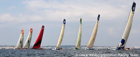 Start Volvo Ocean Race inport Galway