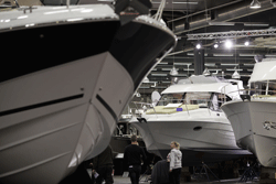 Stort och lyxigt på Scandinavian boat show. Foto: Stockholmsmässan